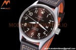 IWC - Mark XVIII 40mm Pilots Automatic SS/LE Brown GDF MY8215