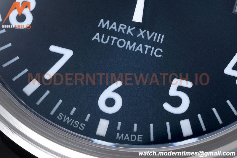 IWC - Mark XVIII 40mm Pilots Automatic SS/LE Blue GDF MY8215