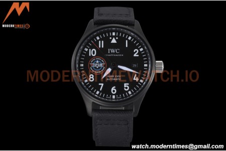 IWC - Mark XVIII 40mm Pilots Top Gun "SFTI" Automatic DLC/NY Black GDF MY8215