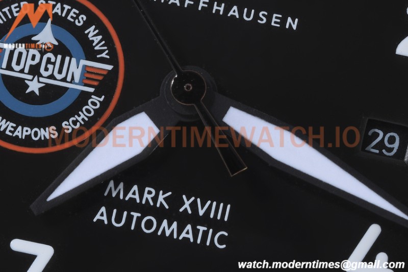 IWC - Mark XVIII 40mm Pilots Top Gun "SFTI" Automatic DLC/NY Black GDF MY8215