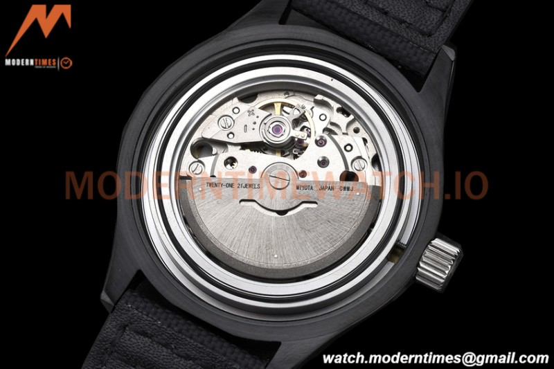 IWC - Mark XVIII 40mm Pilots Automatic DLC/NY Black GDF MY8215