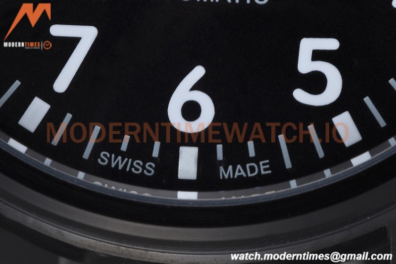 IWC - Mark XVIII 40mm Pilots Automatic DLC/NY Black GDF MY8215