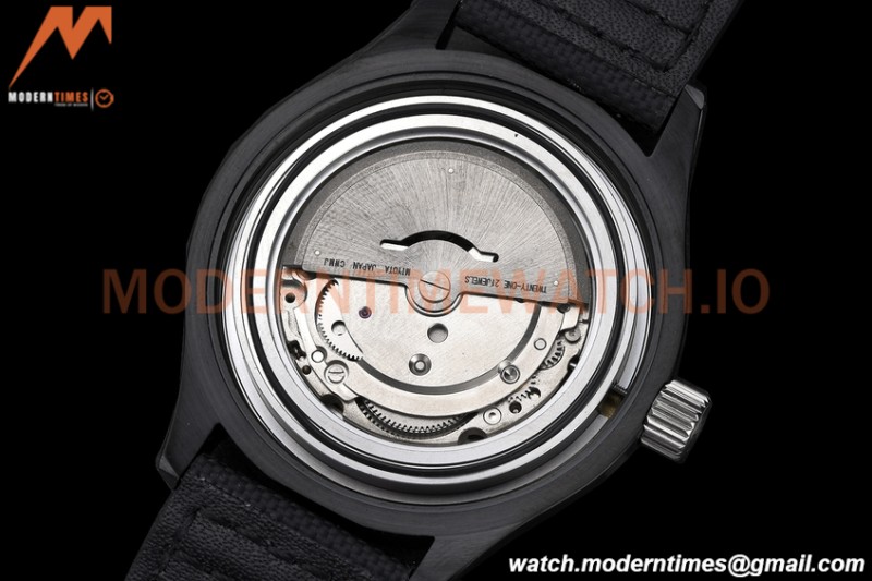 IWC - Mark XVIII 40mm Pilots Automatic DLC/NY Blue GDF MY8215