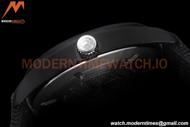 IWC - Pilots 41mm Automatic Black Aces PVD/NY Full Lumed White Dial GDF MY8215