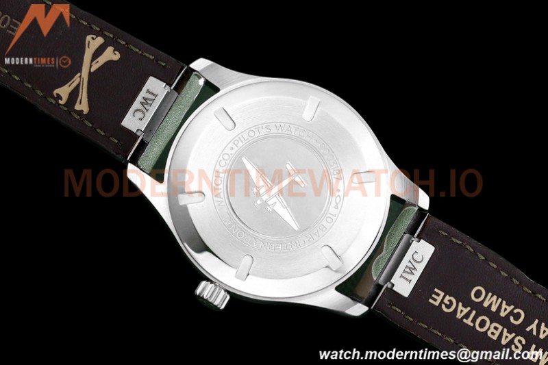 IWC - Pilots Mark XX 40mm IW328205 Automatic SS/LE Green M+F MY9015