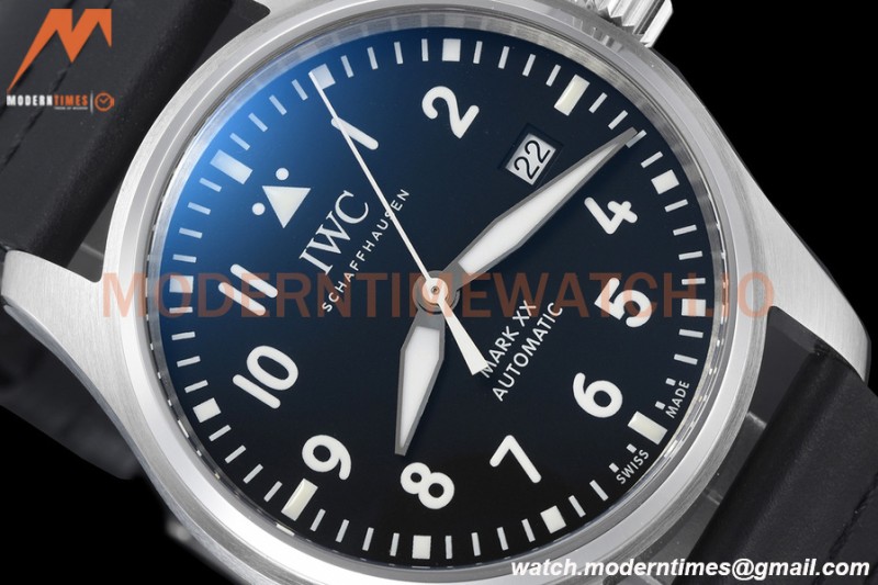 IWC - Pilots Mark XX 40mm Automatic IW328201 SS/LE Black V7F A2892