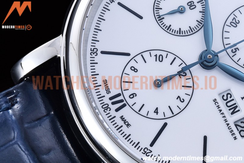 IWC - Portofino Chrono IW3910 SS/LE Wht/Blk Stk TWF A7750