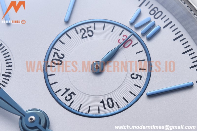 IWC - Portofino Chrono IW3910 SS/LE Wht/Blue Stk TWF A7750