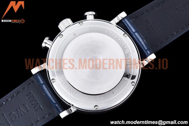 IWC - Portofino Chrono IW3910 SS/LE Wht/Blue Stk TWF A7750