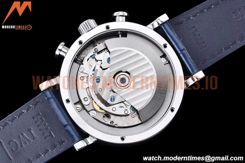 IWC - Portofino Chrono IW3910 SS/LE Wht/Blue Stk TWF A7750