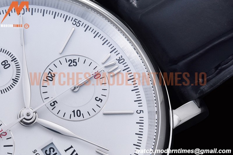 IWC - Portofino Chrono IW3910 SS/LE Wht/SS Stk TWF A7750
