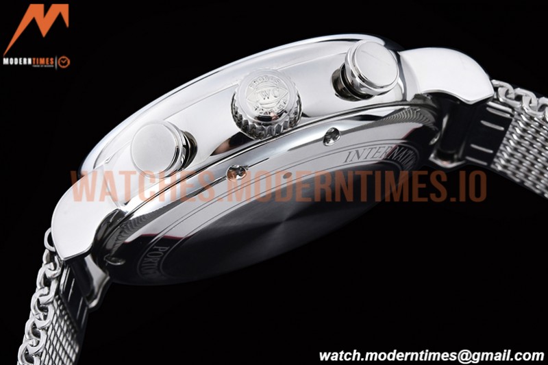 IWC - Portofino Chrono IW3910 SS/SS Blk/Stk TWF A7750