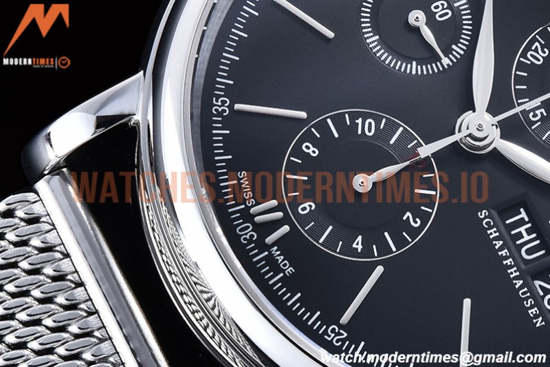 IWC - Portofino Chrono IW3910 SS/SS Blk/Stk TWF A7750