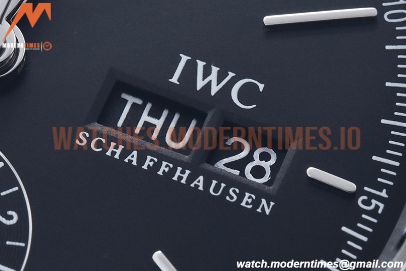 IWC - Portofino Chrono IW3910 SS/SS Blk/Stk TWF A7750