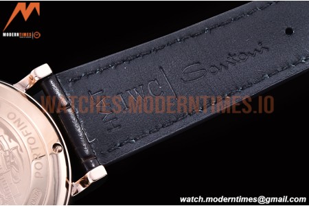 IWC - Portofino Chrono IW3910 RG/LE Wht/RG Stk TWF A7750
