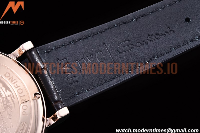 IWC - Portofino Chrono IW3910 RG/LE Blue/RG Stk TWF A7750