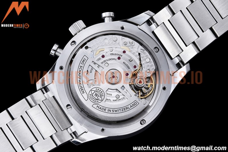 IWC - Portuguese Chrono Ed IW3716 SS/SS Blue/Num ZF A69355