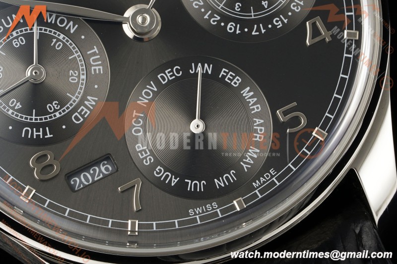 IWC - Portuguese Perpetual Calendar 42mm IW503301 SS/LE Grey/Num APSF A52010