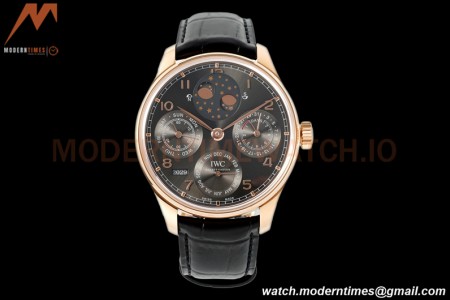 IWC - Portuguese Perpetual Calendar 42mm IW503404 RG/LE Grey/Num APSF A52010