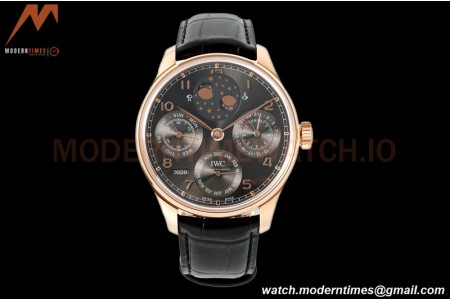 IWC - Portuguese Perpetual Calendar 42mm IW503404 RG/LE Grey/Num APSF A52010
