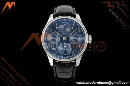IWC - Portuguese Perpetual Calendar 42mm IW503401 SS/LE Blue/Num APSF A52010