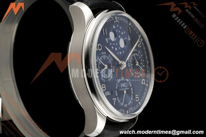 IWC - Portuguese Perpetual Calendar 42mm IW503401 SS/LE Blue/Num APSF A52010