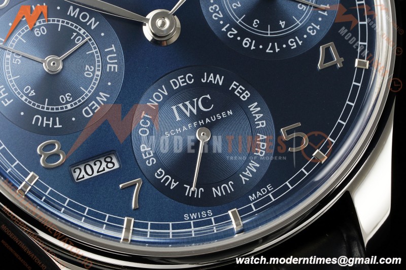 IWC - Portuguese Perpetual Calendar 42mm IW503401 SS/LE Blue/Num APSF A52010