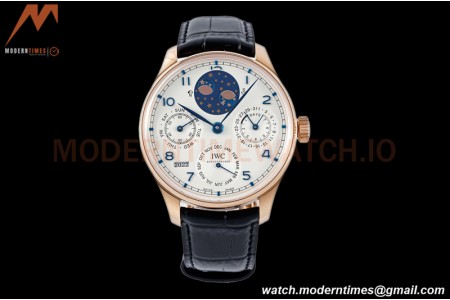 IWC - Portuguese Perpetual Calendar 42mm IW503405 RG/LE White/Num APSF A52010