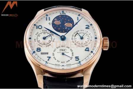 IWC - Portuguese Perpetual Calendar 42mm IW503405 RG/LE White/Num APSF A52010