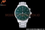 IWC - Portuguese Chronograph 41mm IW371615 SS/SS Green/Num ZF A69355