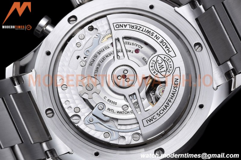IWC - Portuguese Chronograph 41mm IW371615 SS/SS Green/Num ZF A69355