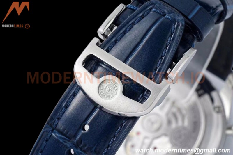 IWC - Portuguese Chronograph IW371620 SS/LE Wht/Num Blue AZF A69355