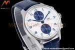 IWC - Portuguese Chronograph IW371620 SS/LE Wht/Num Blue AZF A69355