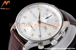 IWC - Portuguese Chronograph IW371604 41mm SS/LE Wht/Num ZF V2 A69355