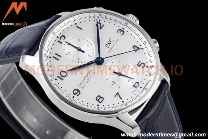IWC - Portuguese Chronograph IW371605 41mm SS/LE Wht/Num ZF V2 A69355