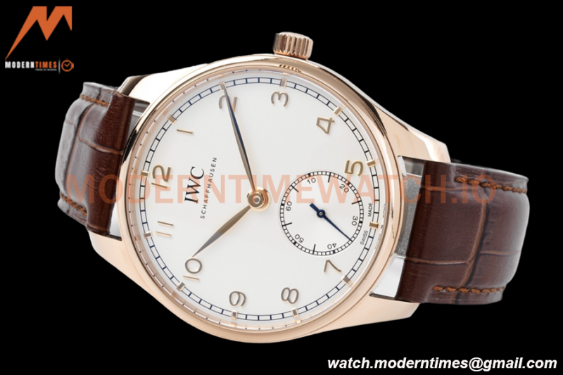 IWC - Portugieser Automatic IW358306 40mm RG/LE Wht/Num ZF Cal.82200 MOD