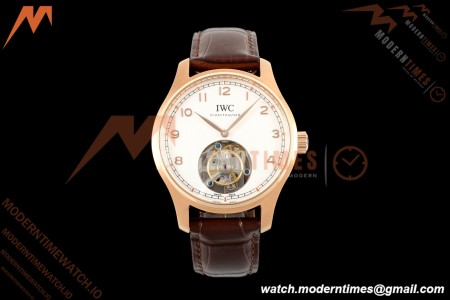 IWC - Portugieser Handwind Automatic 40mm IW545801 RG/LE Wht/Num RMS Asian Tourb | IWC - 포르투기저 핸드와인드 오토매틱 40mm IW545801 RG/LE 화이트/Nun RMS 아시안 투어 B