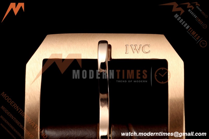 IWC - Portugieser Handwind Automatic 40mm IW545801 RG/LE Wht/Num RMS Asian Tourb