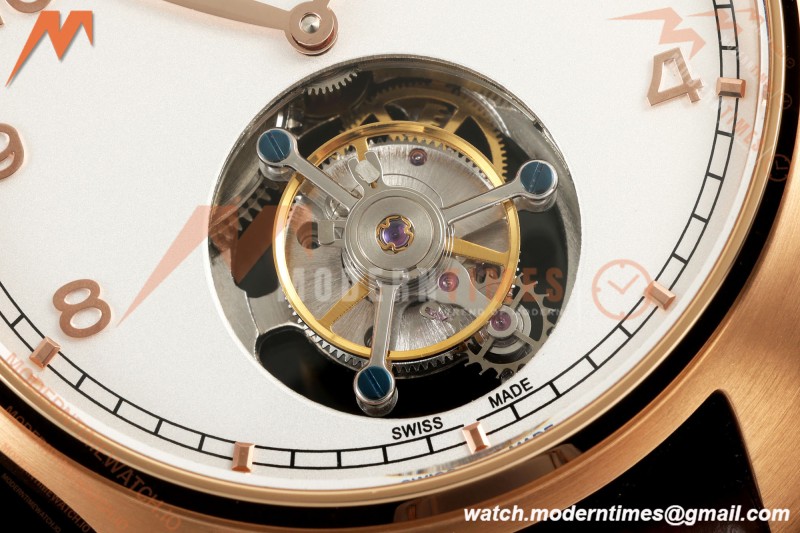IWC - Portugieser Handwind Automatic 40mm IW545801 RG/LE Wht/Num RMS Asian Tourb