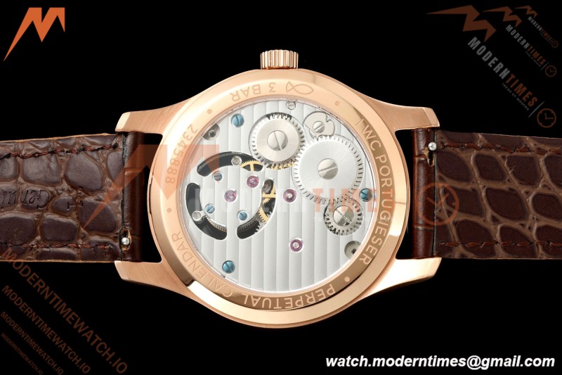 IWC - Portugieser Handwind Automatic 40mm IW545801 RG/LE Wht/Num RMS Asian Tourb