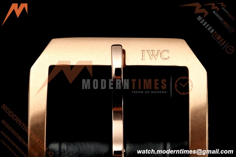IWC - Portugieser Handwind Automatic 40mm IW545901 RG/LE Blk/Num RMS Asian Tourb