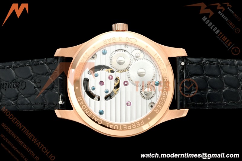 IWC - Portugieser Handwind Automatic 40mm IW545901 RG/LE Blk/Num RMS Asian Tourb