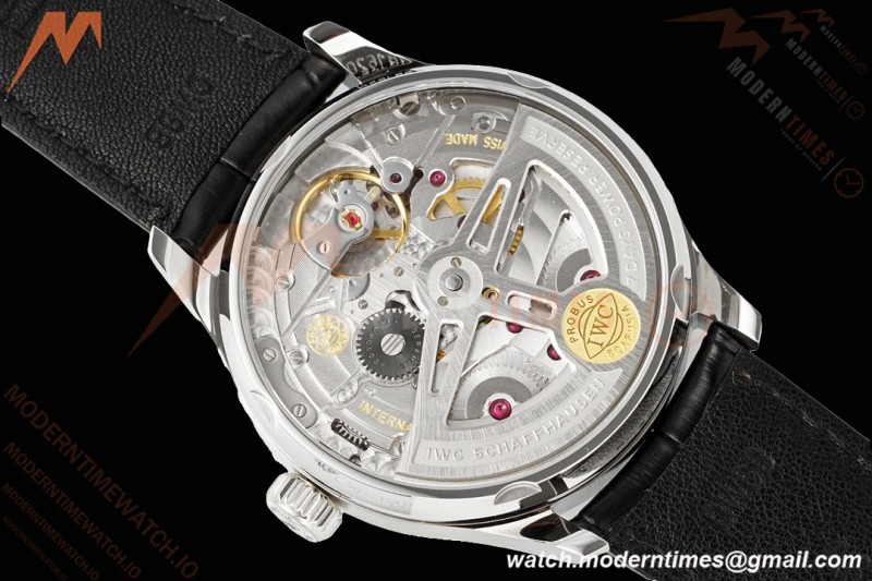 IWC - Portugieser Automatic IW500714 SS/LE Red/Num Blue AZF A52010 | IWC - 포르투기저 오토매틱 IW500714 SS/LE 레드/넘버 블루 AZF A52010