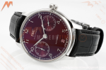 IWC - Portugieser Automatic IW500714 SS/LE Red/Num Blue AZF A52010 | IWC - 포르투기저 오토매틱 IW500714 SS/LE 레드/넘버 블루 AZF A52010