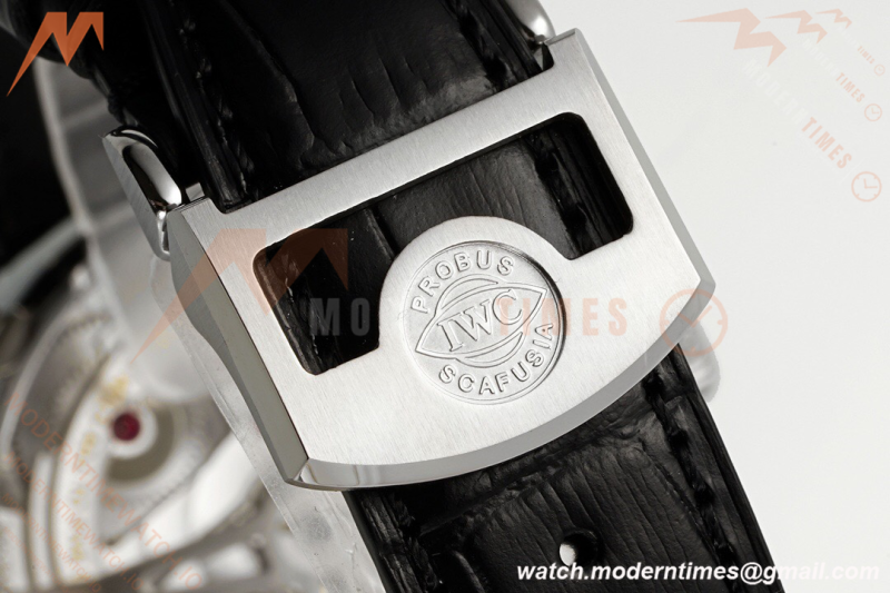 IWC - Portugieser Automatic IW500714 SS/LE Red/Num Blue AZF A52010 | IWC - 포르투기저 오토매틱 IW500714 SS/LE 레드/넘버 블루 AZF A52010