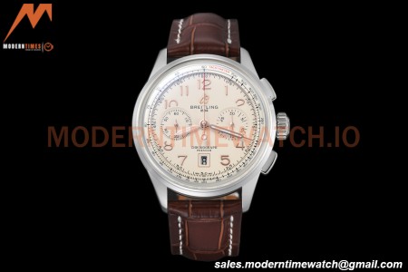 Breitling - Premier B01 Chronograph 42mm SS/LE Beige/Num BLSF A7750 Mod