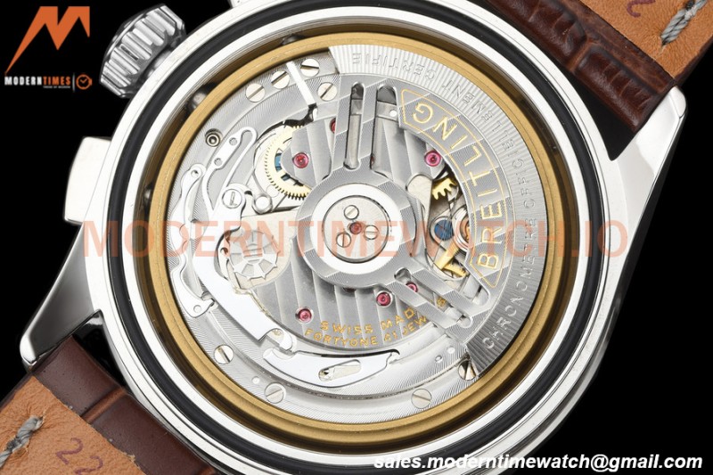 Breitling - Premier B01 Chronograph 42mm SS/LE Beige/Num BLSF A7750 Mod