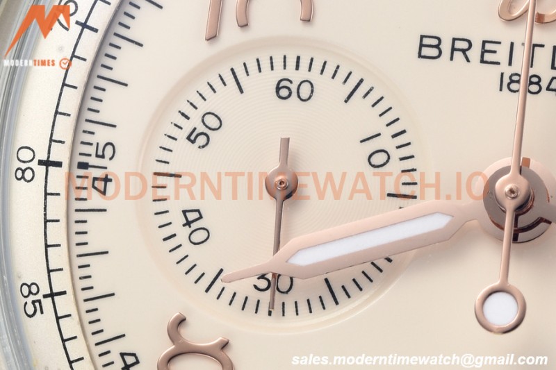 Breitling - Premier B01 Chronograph 42mm SS/LE Beige/Num BLSF A7750 Mod