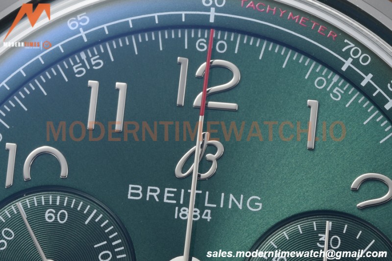 Breitling - Premier B01 Chronograph 42mm SS/LE Green/Num BLSF A7750 Mod