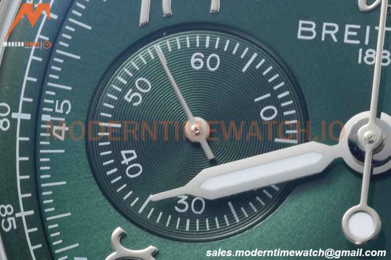 Breitling - Premier B01 Chronograph 42mm SS/LE Green/Num BLSF A7750 Mod